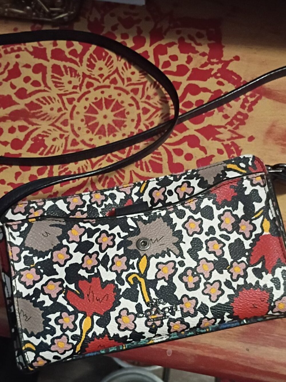 Coach Floral Messenger Bag